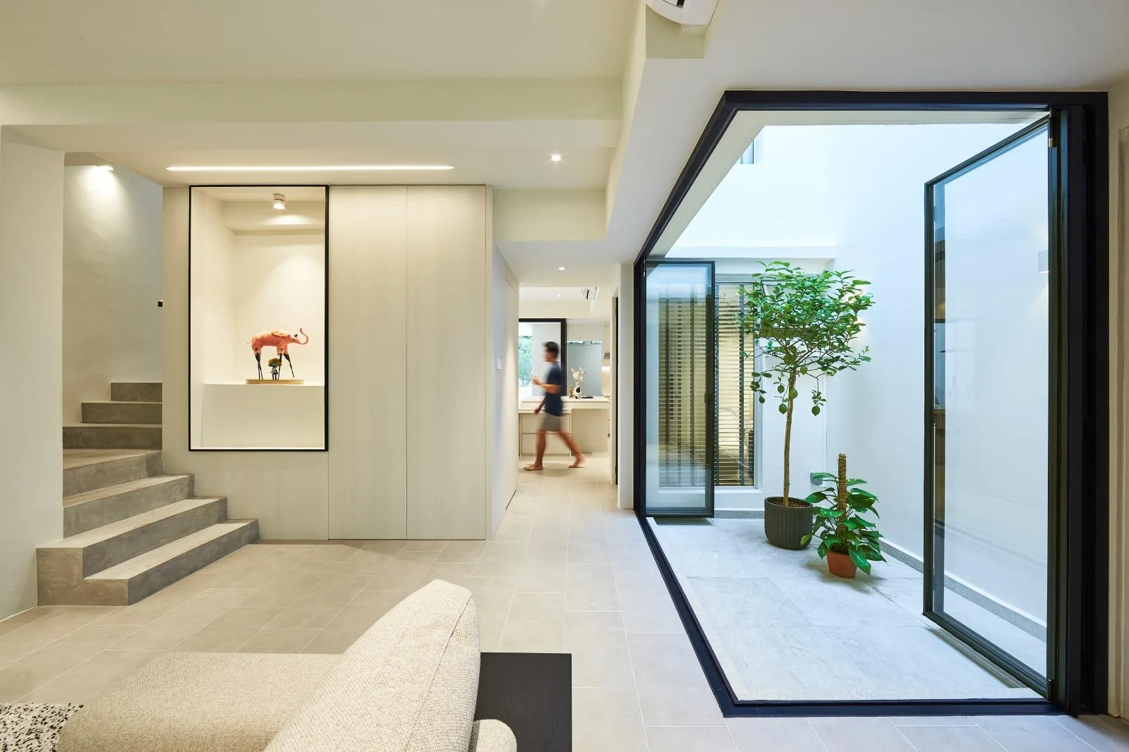 indoor courtyard