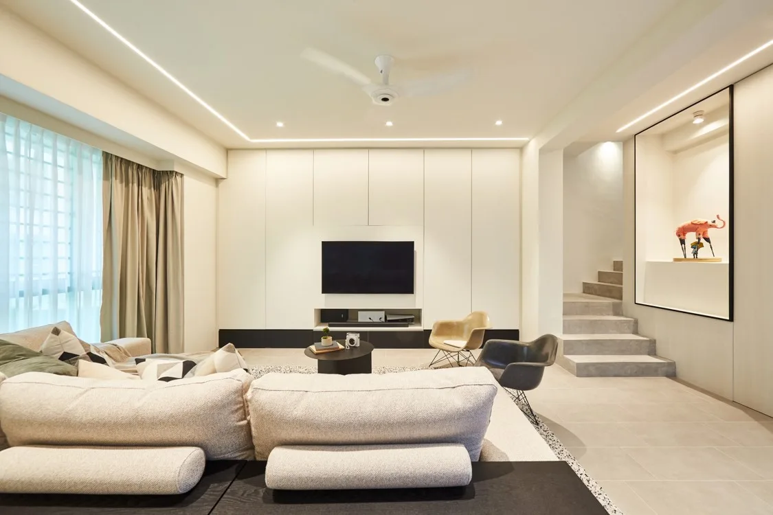 contemporary living room